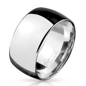Wide Dome Stainless Steel Band‎ Ring Size 10